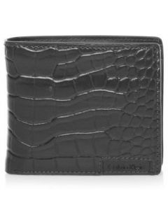 Black Men Leather Billfold Wallet 