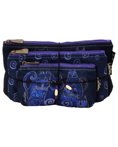 Indigo Cats 3-in-1 Cosmetic Bag Set
